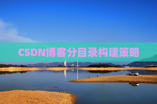 CSDN博客分目录构建策略